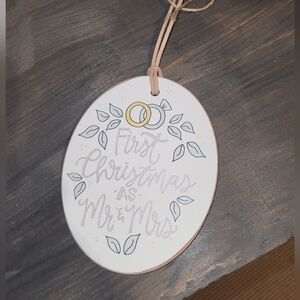 First Christmas as Mr & Mrs Ornament